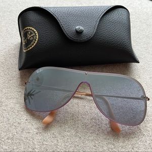 Ray-Ban RB4311N Violet and Copper Mirror Sunglasses